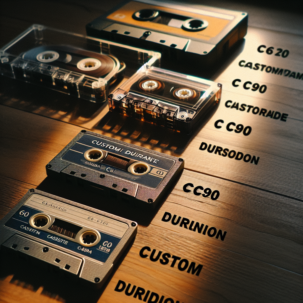 Comparing Cassette Tape Lengths: C60, C90, and Custom Durations