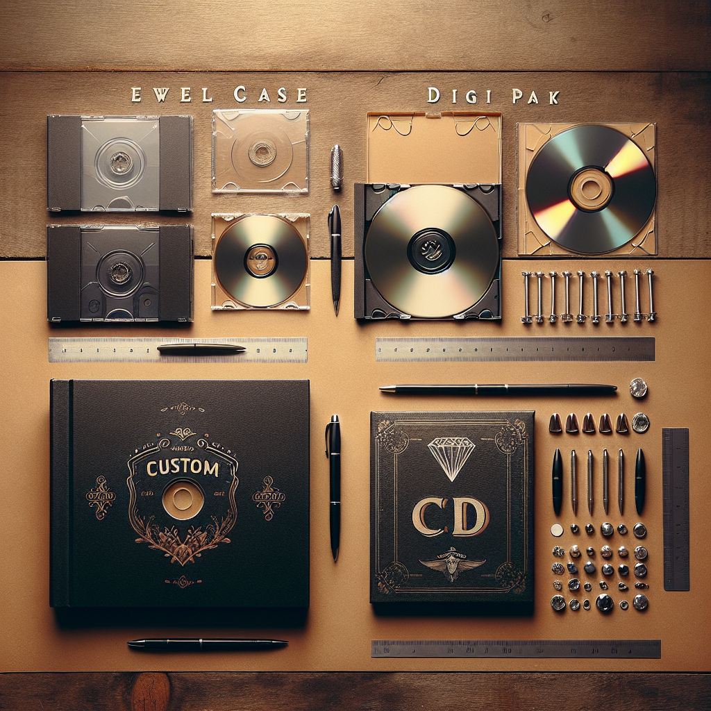 Comparing Jewel Cases vs. Digipaks for Your Custom CDs