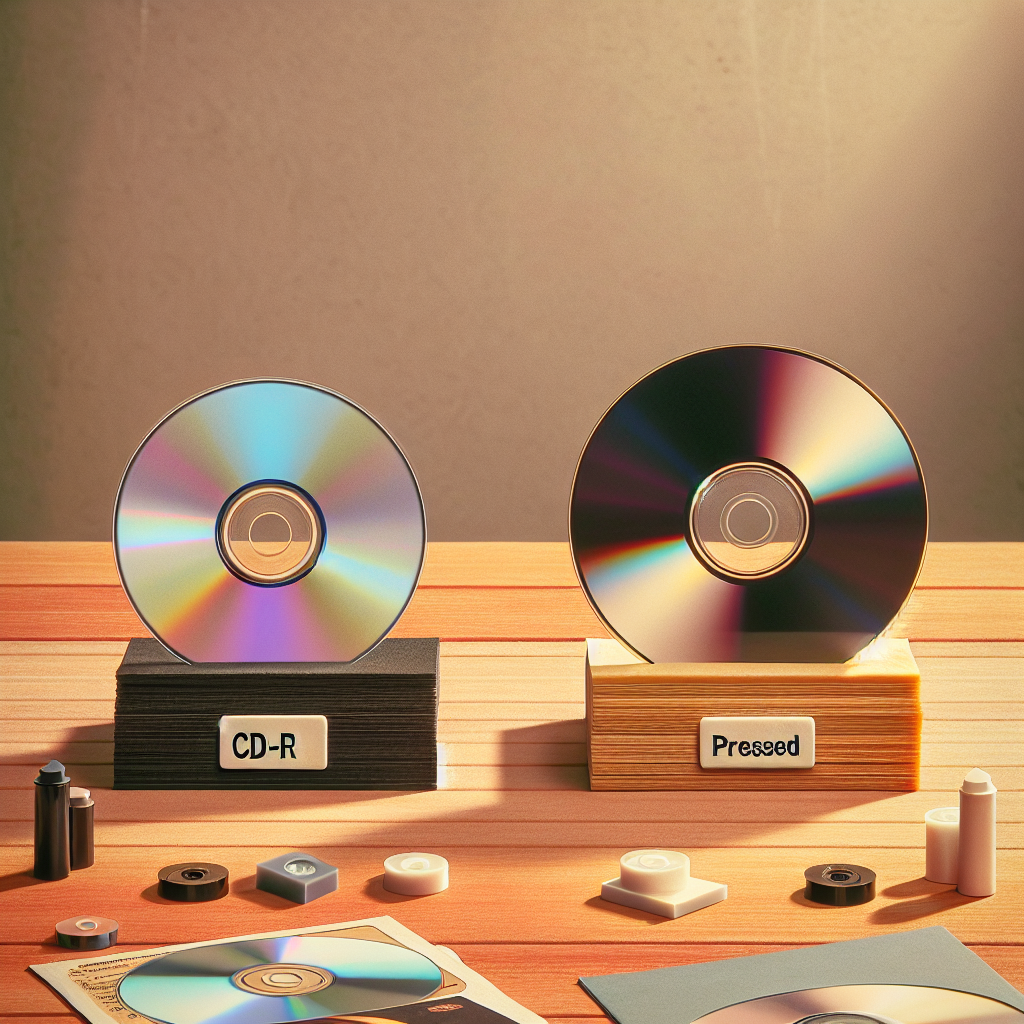 The Difference Between CD-R and Pressed CDs for Custom Projects