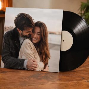 Custom Vinyl Record — Your Music & Personalised Cover